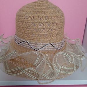 Sun Hat with Lace